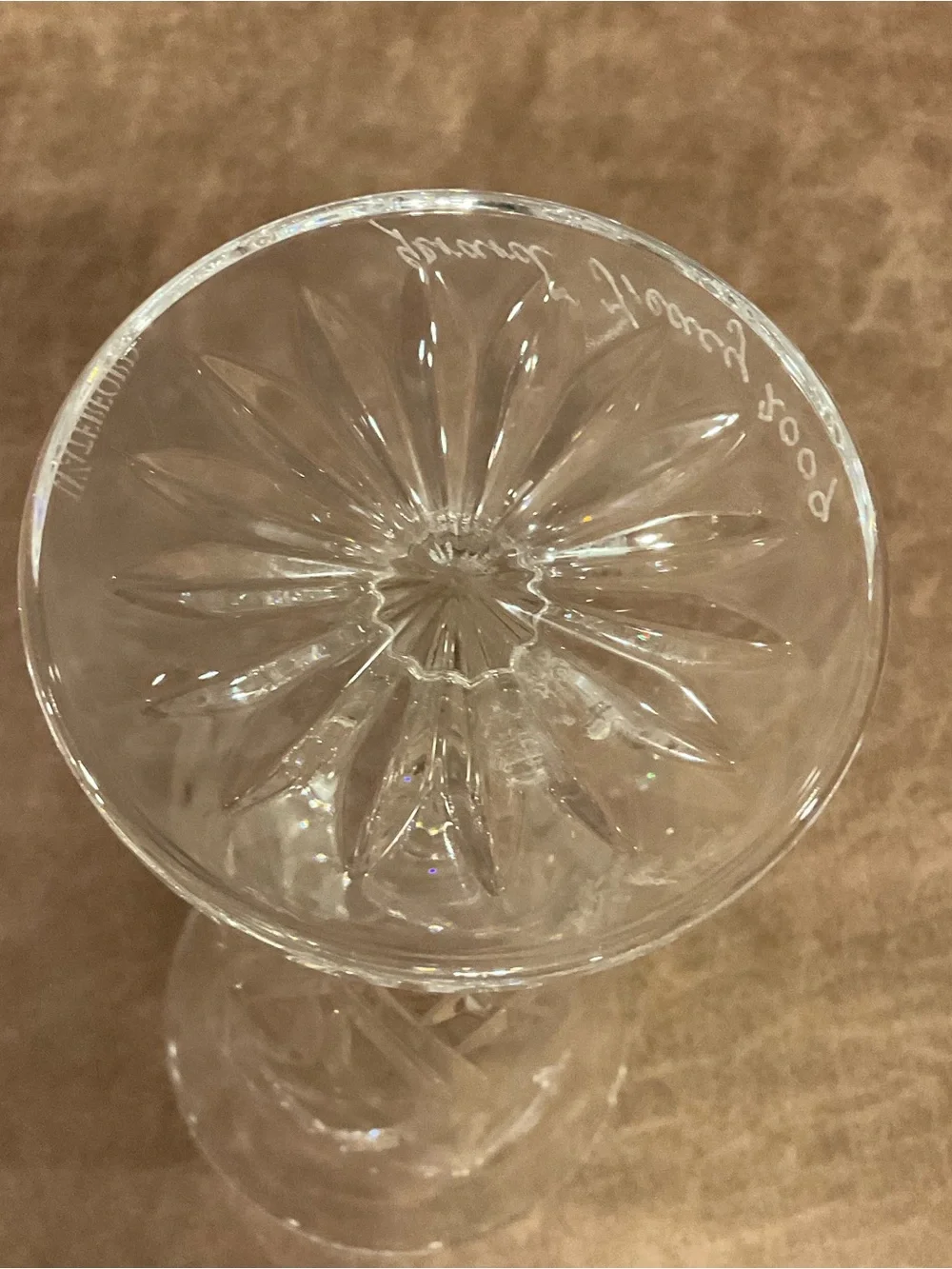 Waterford Crystal Ashbury Vase Signed by Gerard Treacy